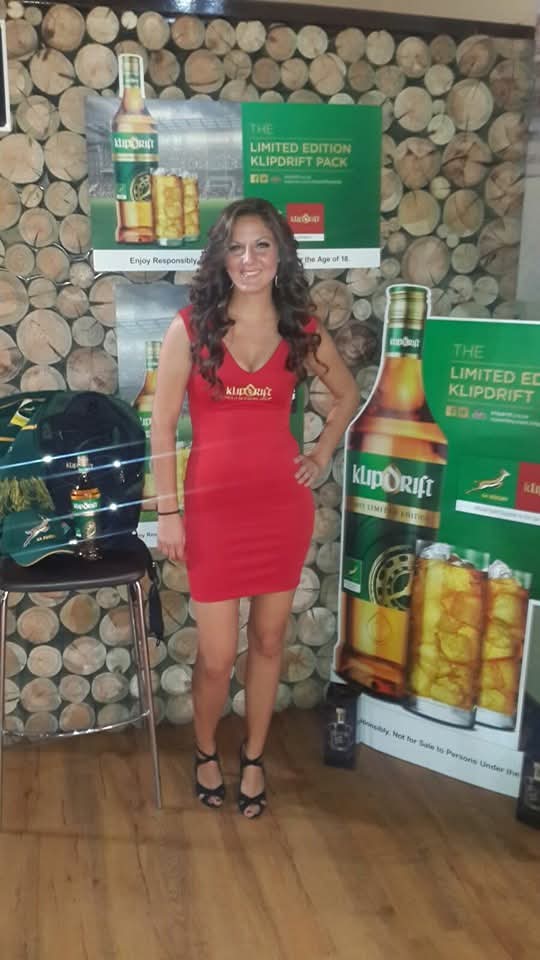 Brand ambassador at a Klipdrift limited edition pack activation